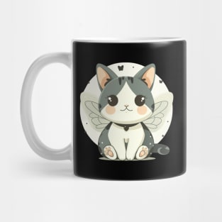 Kawaii Cat-Butterfly Mug